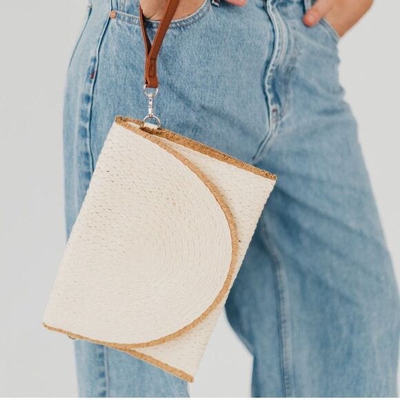 Pretty Simple Turks and Caicos Fold Over Crossbody Bag - Picture 1 of 5